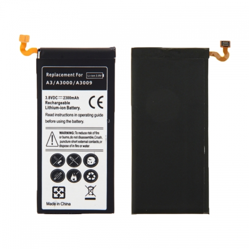 2300mAh High Capacity Rechargeable Li-ion Battery for Galaxy A3 / A300 / A3009