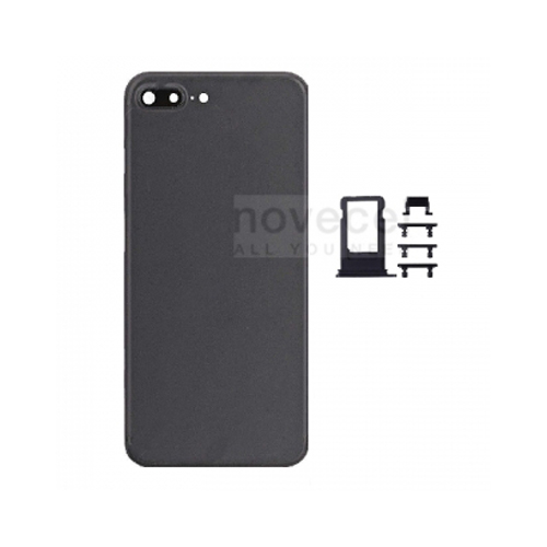 Full Housing with Card Tray and Volume Button for iPhone 7 Plus_Black