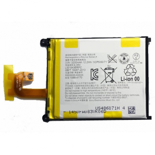 LIS1543ERPC 3200mAh 3.8V Li-Polymer Battery Replacement for Sony Xperia Z2 D6502 D6503 D6543 (OEM)