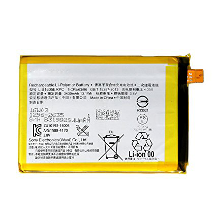 OEM LIS1605ERPC 3430mAh Li-polymer Battery for Sony Xperia Z5 Premium E6883 E6833