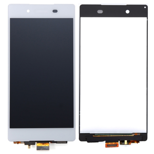LCD Screen and Digitizer Assembly Replacement for Sony Xperia Z3+ E6553 - White