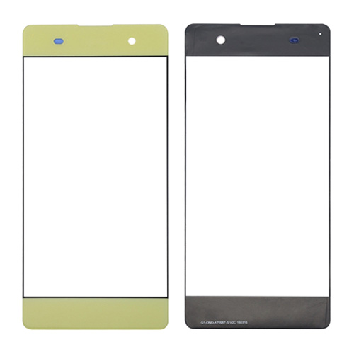Front Screen Glass Lens Replacement Part for Sony Xperia XA - Lime Gold