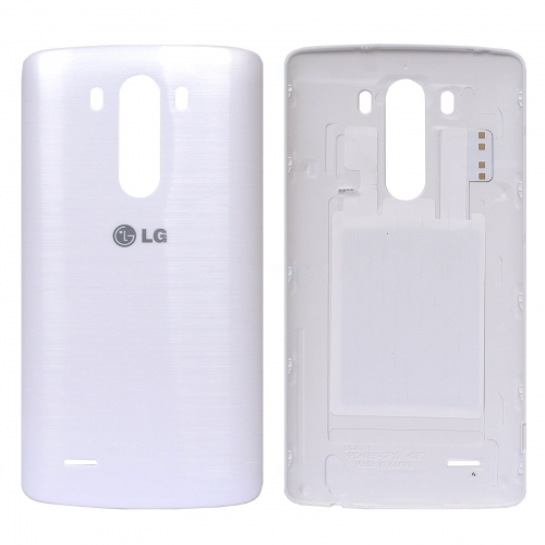 OEM Battery Door Cover With Wireless Charging IC Chip for LG G3 D850 D851 D855 - White