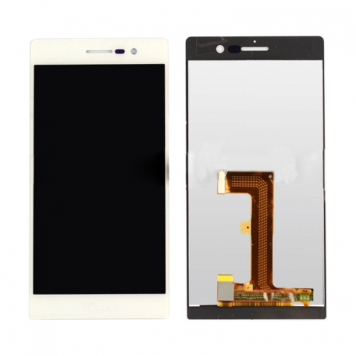 LCD Screen and Digitizer Assembly for Huawei Ascend P7 - White