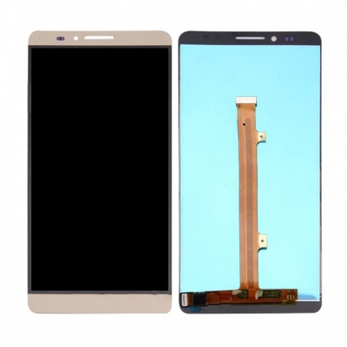 LCD Screen and Digitizer Assembly Part for Huawei Ascend Mate7 - Gold