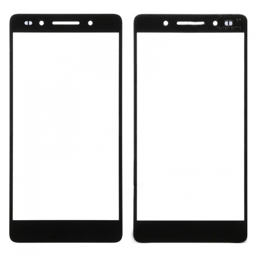 For Huawei Honor 7 Front Outer Screen Glass Lens - Black