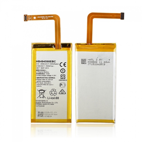 3100mAh OEM Li-polymer Battery Replacement for Huawei Honor 7