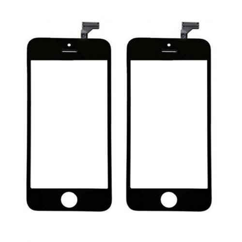 Front Glass+Frame + Touch for iPhone 5 - Black
