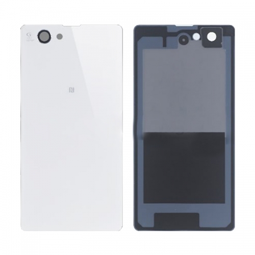 Back Cover for Sony Xperia Z1 Compact - white