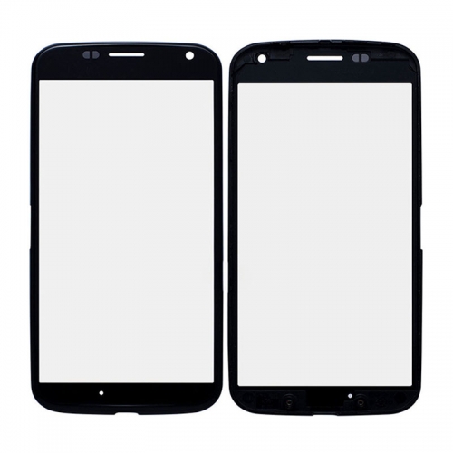 Front Screen Outer Glass Lens Replacement for Motorola Moto X / XT1060(Black)