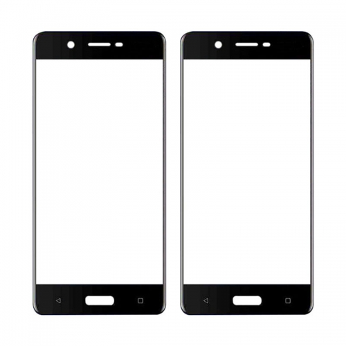 Front Glass Lens For Nokia 5-Black