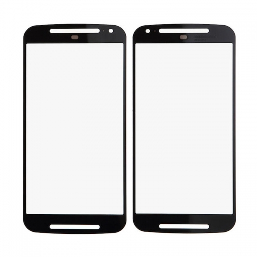 Front Screen Outer Glass Lens Replacement for Motorola Moto G (2nd Gen) / XT1063(Black)