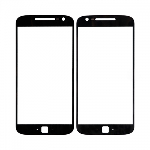 For Motorola Moto G4 Plus Front Glass Lens -Black