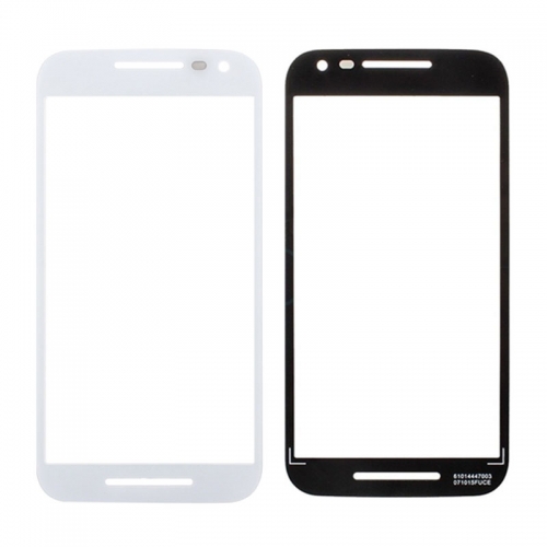 for Motorola Moto G (3rd gen) Front Screen Outer Glass Lens(White)