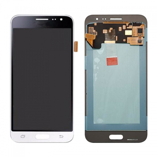 LCD Screen with Digitizer Touch Panel for Galaxy J3 (2017) J330 - White/OLED Quality