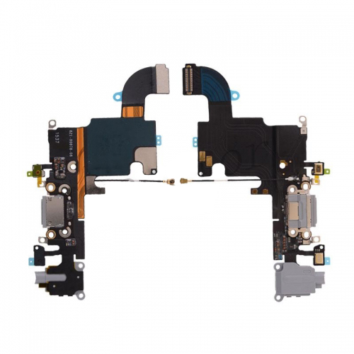OEM Charging Port with Flex Cable, Headphone Jack and Microphone for iPhone 6s - Space Gray