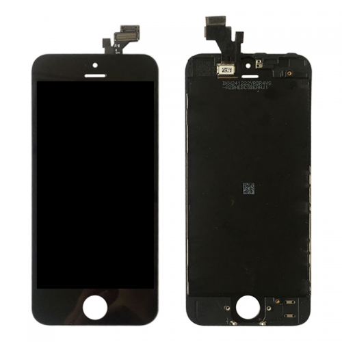 LCD with Touch Screen Digitizer and Frame for iPhone 5 (Refurbished ORI Quality) - Black