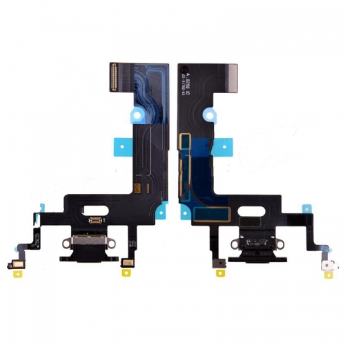 OEM Charging Port with Flex Cable for XR(6.1 inches) - Black