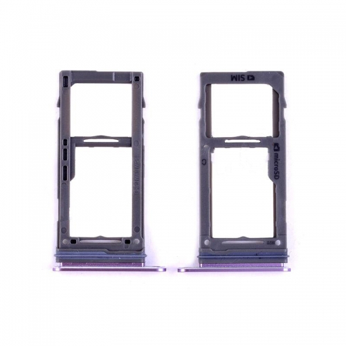 Sim Card Tray and MicroSD Card Tray for Samsung Galaxy Note 9 N960(Single SIM Card Version) - Purple