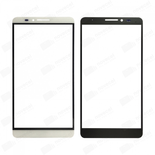 Front Outer Screen Glass Lens for Huawei Ascend Mate7 - White