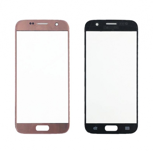 A+ Front Screen Glass Lens for Samsung Galaxy S7/G930 High Quality (Rose Gold)