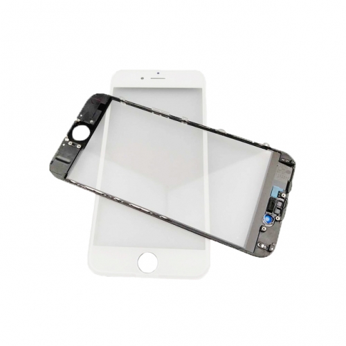 A+ Quality Front Glass+Frame+OCA+Earmesh+Camera & Sensor Holder for iPhone 6s Plus - White