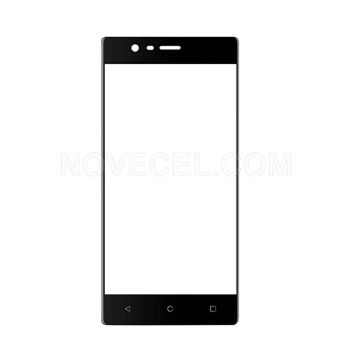 Front Glass Lens Screen Cover for Nokia 2 - Black