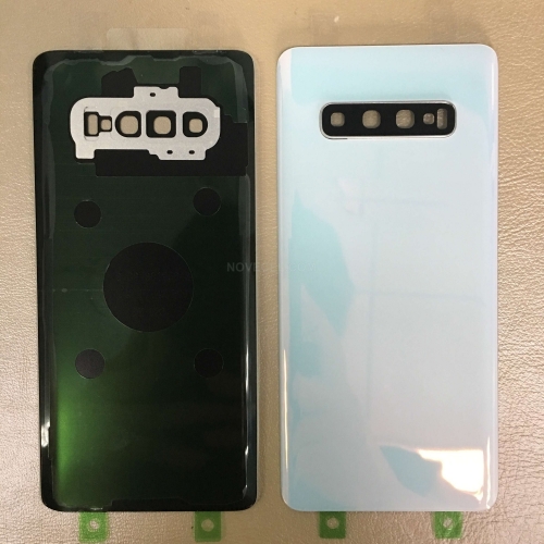 Back Cover with Camera Cover for Galaxy S10+_Ceramic White