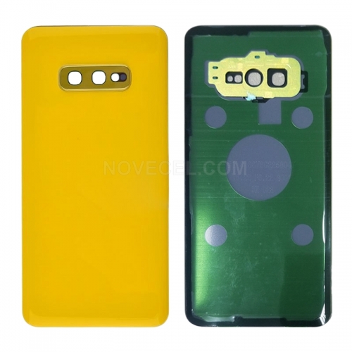 Back Cover with Camera Cover for GalaxyS10e_Canary Yellow