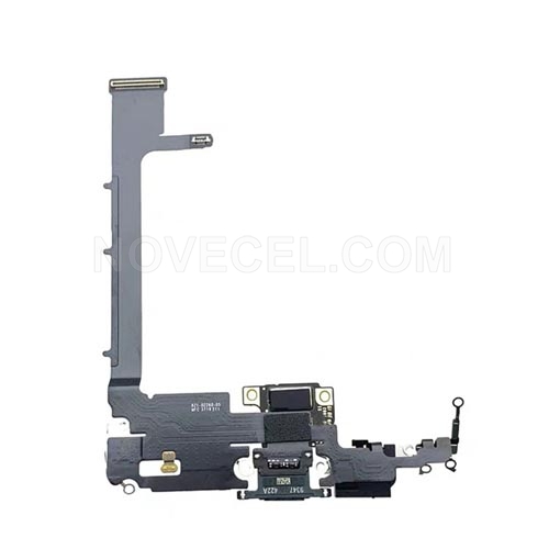 OEM Charging Port with Flex Cable for iPhone 11 Pro Max-Silver