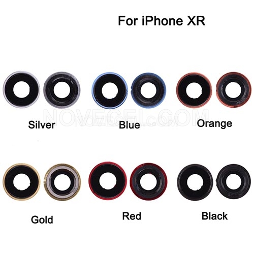 10 Pcs/Lot Rear Camera Ring + Lens for XR - Blue