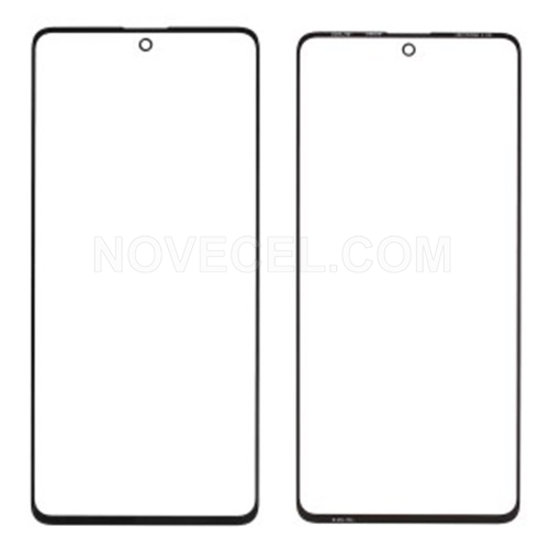 OEM Front Outer Screen Glass for Galaxy A71/A715_Black
