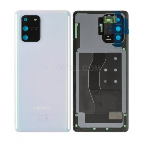 Back Cover with Camera Frame for Samsung Galaxy S10 Lite_White