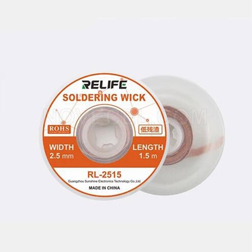 RELIFE RL-2515 Solder Wick_2.5 MM x 1.5 M