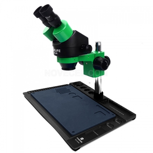 RELIFE RL-M3 0.7-4.5X Bincocular HD Microscope with 004N Black Pad