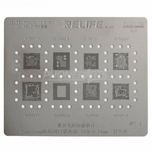 RELIFE RL-044 Precision BGA Reballing Stencils_MQ1