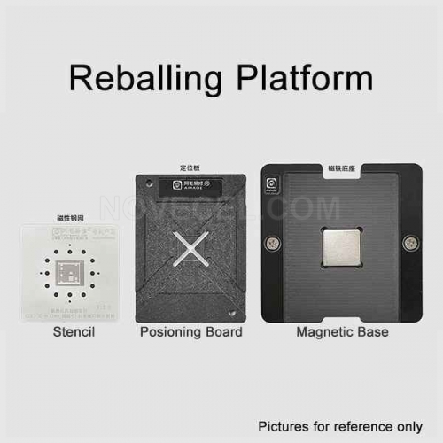 AMAOE Reballing Platform for iPhone_A9 Down Layer PCB(CPU) Posioning Board