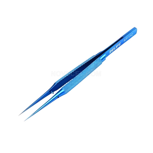 Straight Tip High Precise Non-Magnetic Fly Wire Tweezers_RT-11C