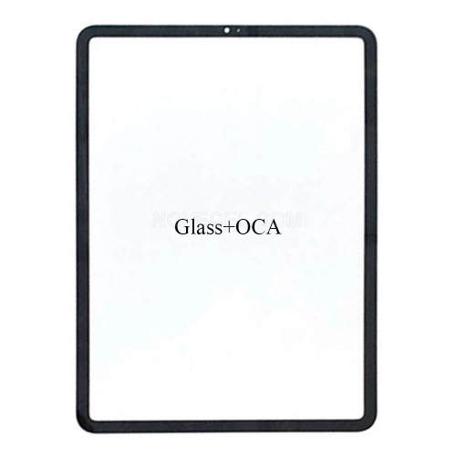 Front Screen Glass Lens with OCA for iPad 12.9 (2020)_Black