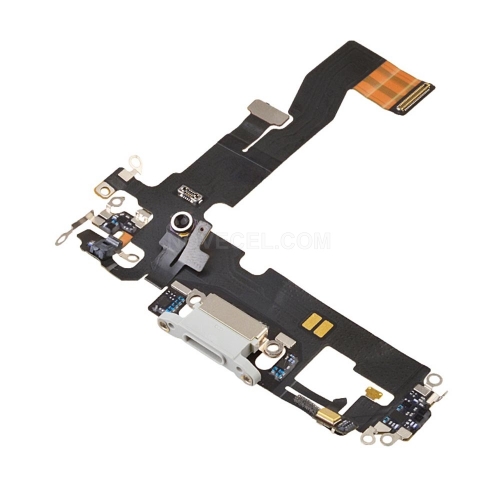 ORI Charging Port with Flex Cable for iPhone 12 Pro_Silver