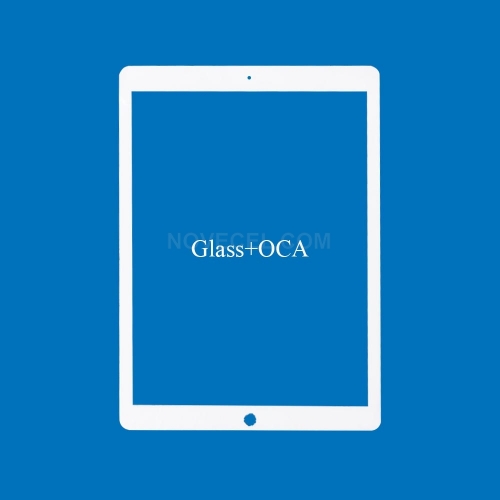 Front Screen Glass Lens with OCA for iPad 12.9 (2015)_White