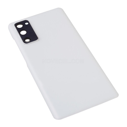 Back Cover with Camera Glass Lens for Samsung Galaxy S20 FE G780_Cloud White