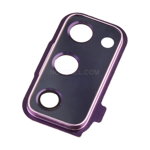 Rear Camera Glass Lens and Cover Bezel Ring for Samsung Galaxy S20 FE G780_Cloud Lavender