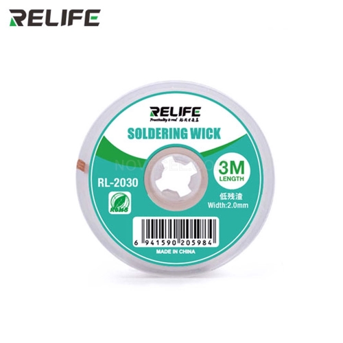 RELIFE RL-2030 Efficient Tin Removal Solder Wire Wick