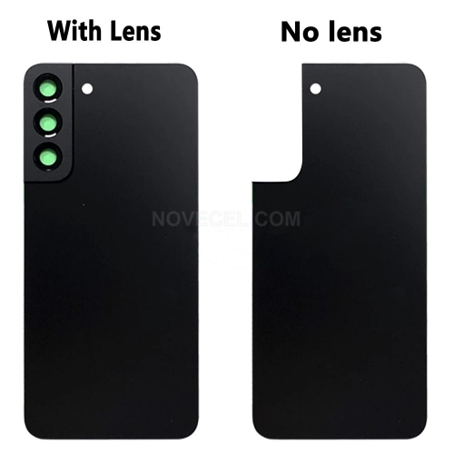 For Samsung Galaxy S22 /S901 Back Cover Replacement Without Lens Black