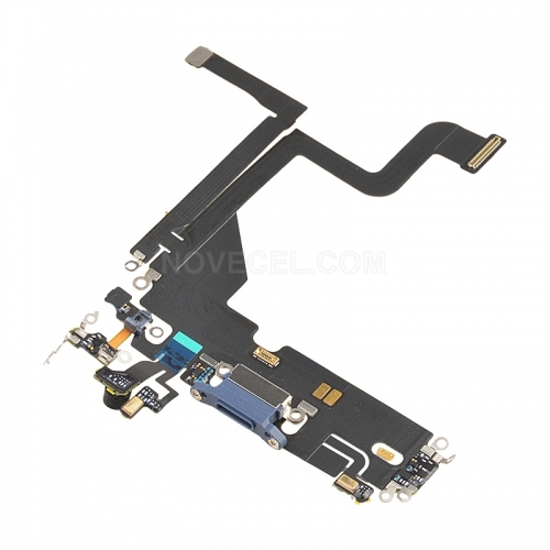 ORI Charging Port with Flex Cable for iPhone 13 Pro _Blue