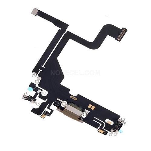 ORI Charging Port with Flex Cable for iPhone 13 Pro _Gold