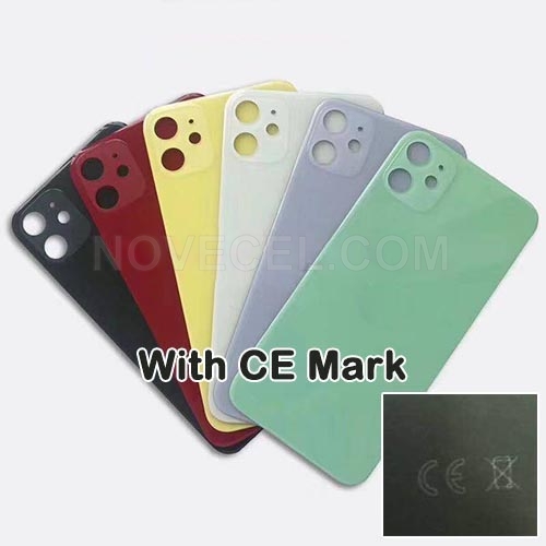 Normal Hole/CE Mark Back Cover Glass Replacement for Apple iPhone 11_Green
