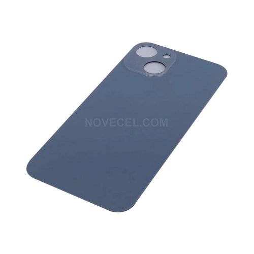 Big Hole Back Cover Glass Replacement for Apple iPhone 14_Blue