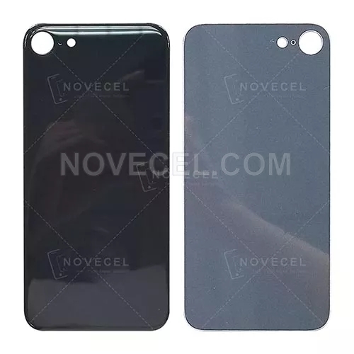 CE/Normal Hole/Black Back Cover Glass without Lens Frame and Lens for iPhone SE 2020/2022